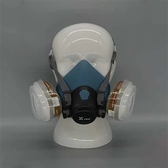 Pustende halv ansiktsstykke respirator